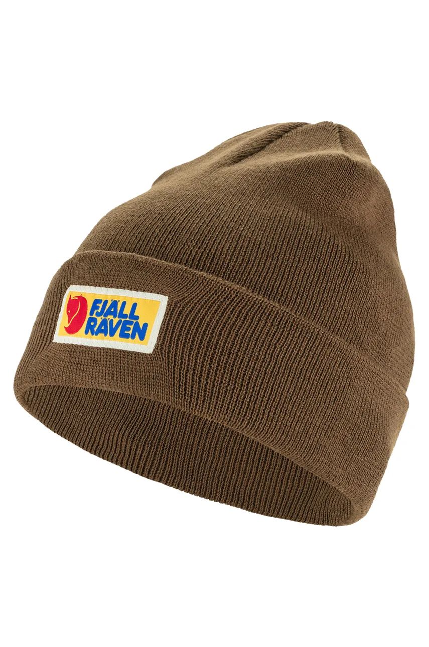 Шапка FJÄLLRÄVEN Beanie With Logo Бежово | F78141.299, 1