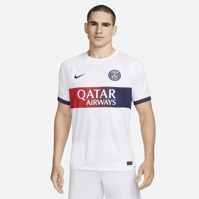 Фланелка Nike Dri-FIT Paris Saint-Germain Stadium 2023/24 Бяло | DX2693-101