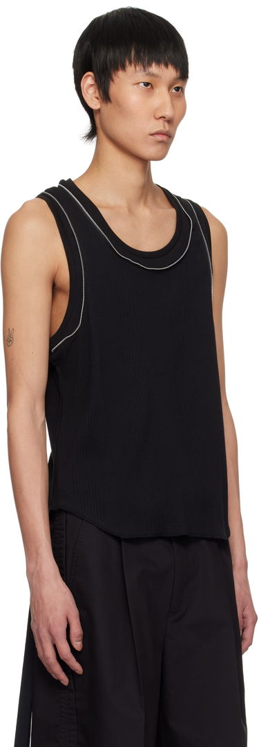 Потник UNDERCOVER UNDERCOVER Ribbed Tank Top Бяло | UC1E4803-1, 4