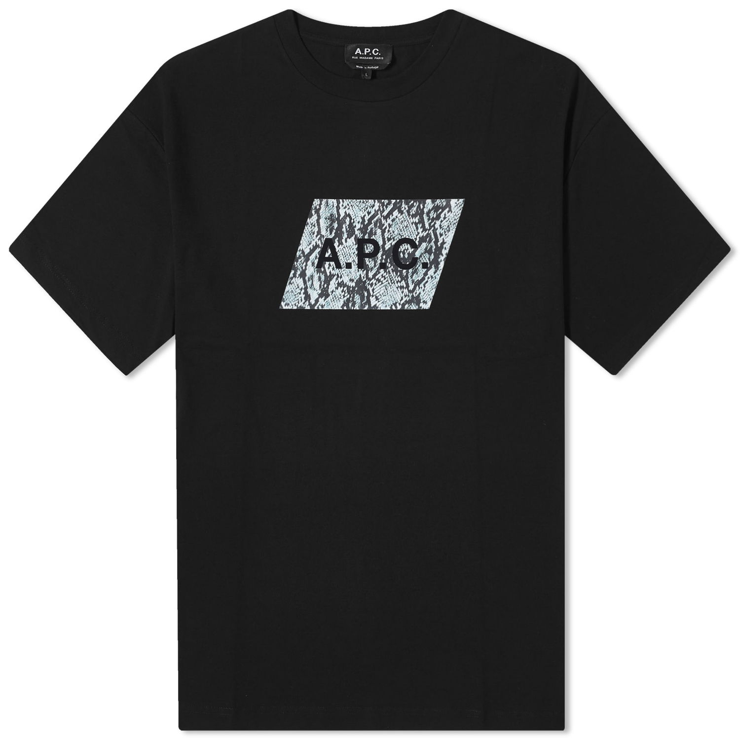 Тениска A.P.C. Cobra Logo T-Shirt Черно | COFBT-H26317-LZZ, 0