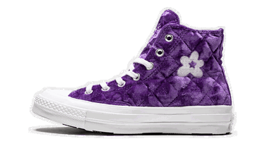 Кецове и обувки Converse Golf Le Fleur x Chuck 70 Hi "Quilted Velvet Tillandsia Purple" Лилаво | 165600C, 0