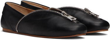 Облекло JW Anderson JW Anderson Biker Zip Ballerina Flats Черно | BL0032-LA0268, 3