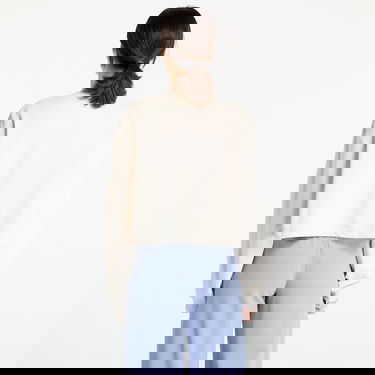 Суитчър New Balance Coastal Cropped Fleece Crew Sweatshirt Бежово | WT51514LIN, 2