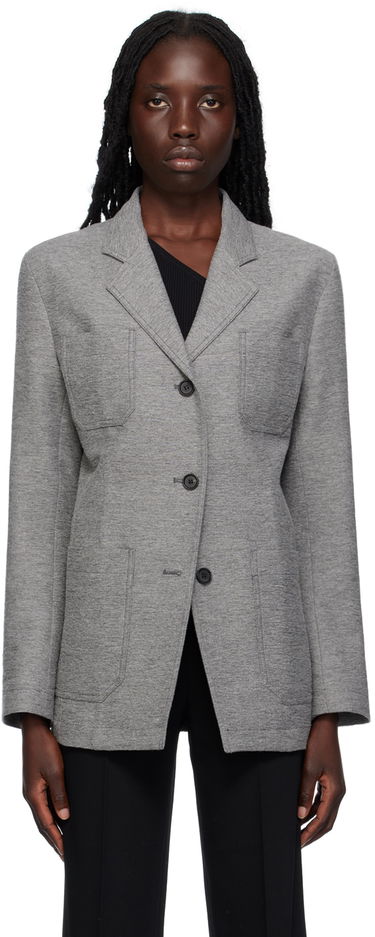 Яке TOTEME Notched Lapel Pocket Blazer Сиво | 233-3011-278, 0