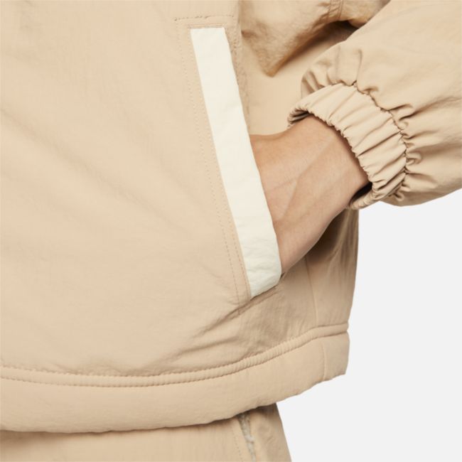 Яке Nike Sportswear Essential Woven Fleece-Lined Jacket Бежово | DQ6846-200, 1