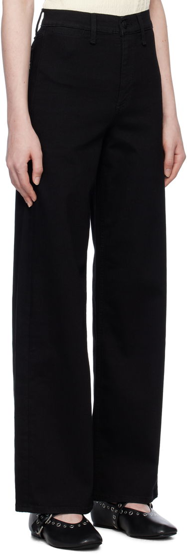 Дънки rag & bone rag & bone Hadley Wide Leg Jeans Черно | WDD24H3002EPBL, 1
