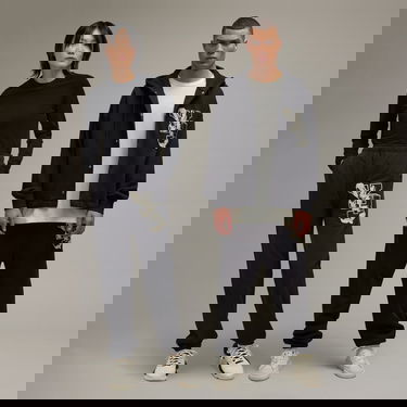 Спортни панталони Y-3 Graphic French Terry Черно | IQ2128, 1