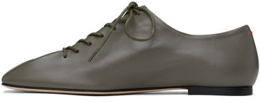 Облекло Aeyde Aeyde Isla Nappa Leather Derbys Зелено | A11-FL-RKLS08FL166-SS25-1007-007, 2