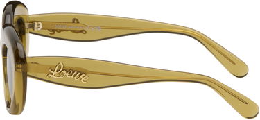 Слънчеви очила Loewe LOEWE Curvy Logo Cat-Eye Sunglasses Зелено | LW40153I5196E 192337199646, 2