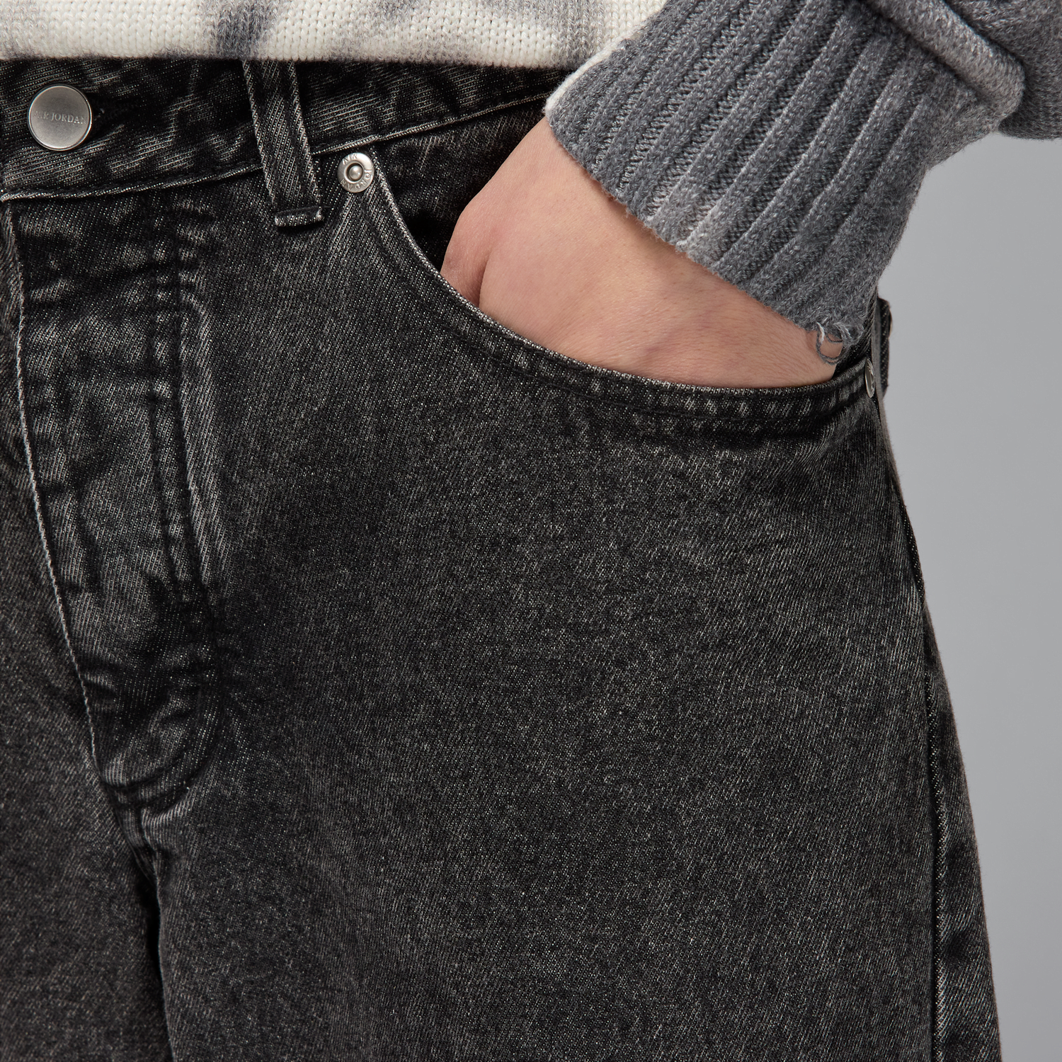 Дънки Jordan Air Jordan Loose Fit Jeans Сиво | HF9291-010, 1