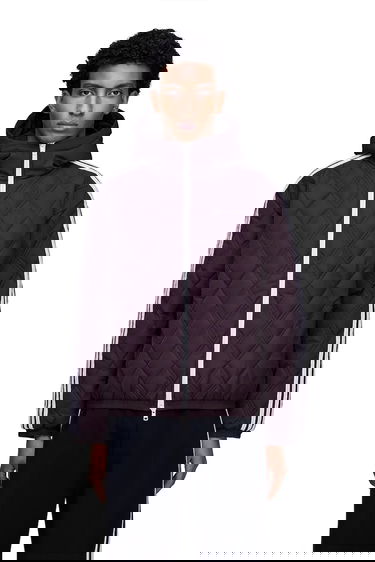 Пухо яке adidas Originals Wales Bonner Quilted Hooded Jacket Бургунди | KE9956, 4