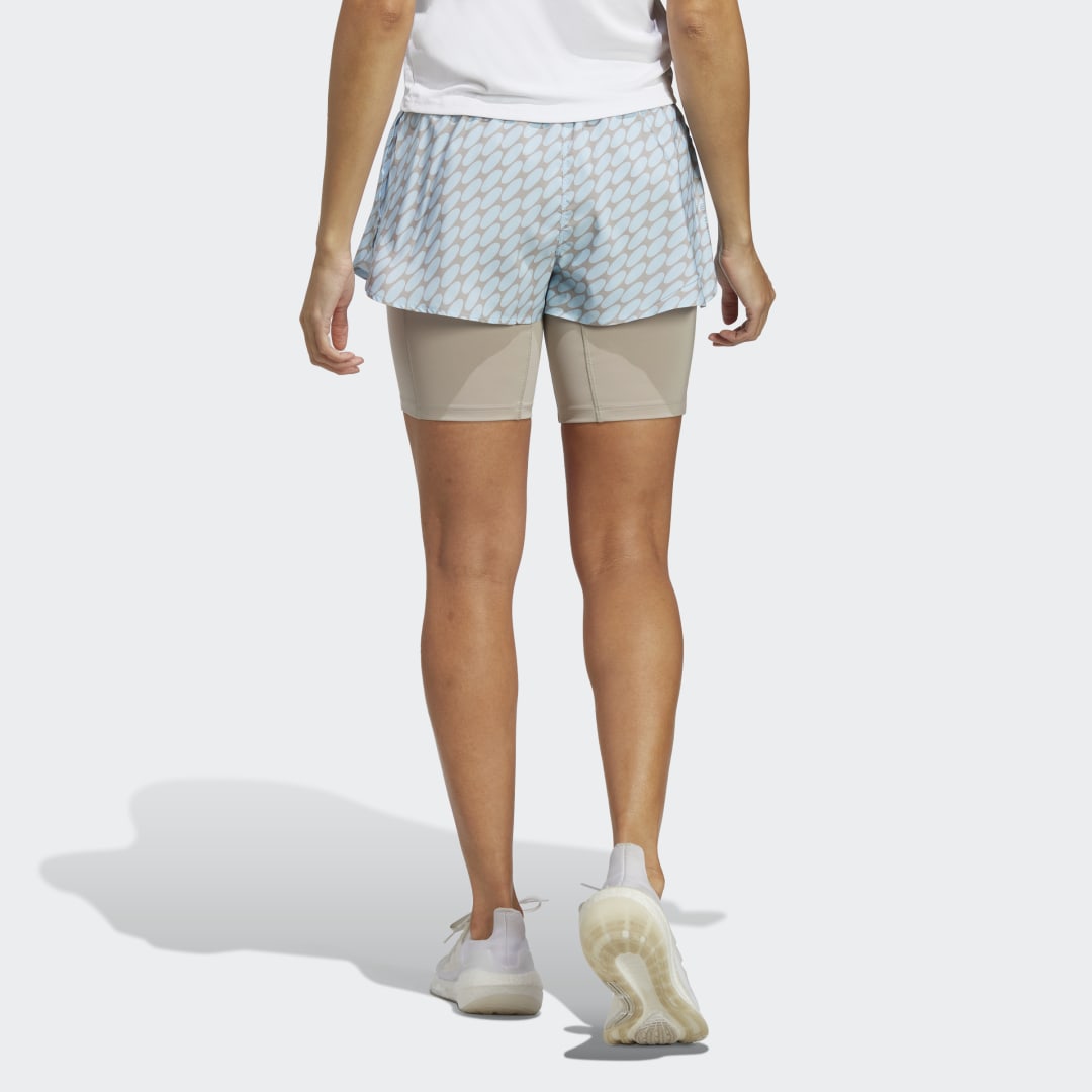 Къси панталони adidas Originals Marimekko x Run Icons 3 Bar Logo 2-in-1 Running Shorts Многоцветен | IB9465, 1