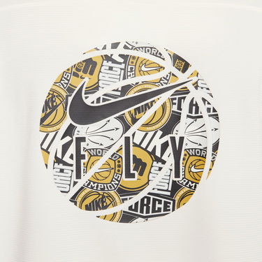 Тениска Nike Dri-FIT Warmup Wmns Top Pale Ivory Бяло | FB7992-110, 4