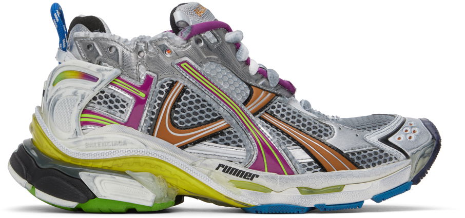 Кецове и обувки Balenciaga Runner "Multicolor" Черно | 772774-W3RMU-8123, 0