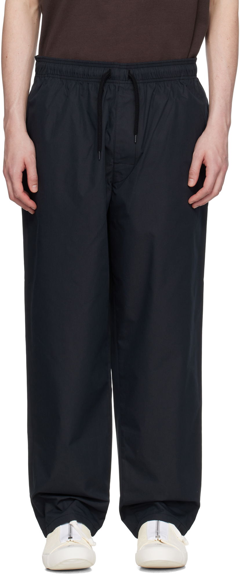 Спортни панталони WTAPS Drawstring Track Trousers Черно | 251CWDT-PTM02