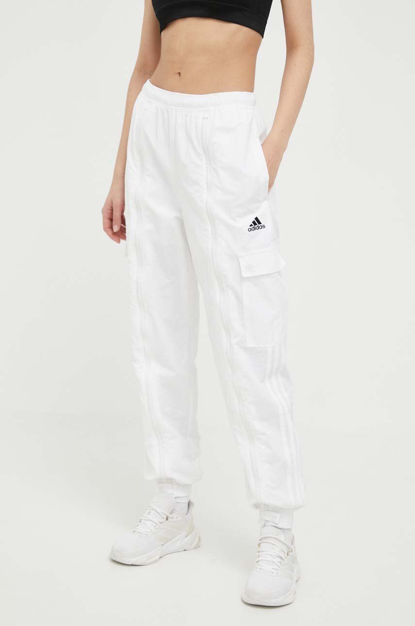 Карго панталони adidas Originals Dance Woven Versatile Cargo Pants Бяло | IC6657, 0