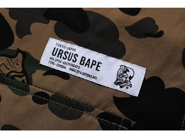 Риза BAPE Bape Ursus Military Shirt Camo Кафяво | 001SHH201003X-GRN, 3