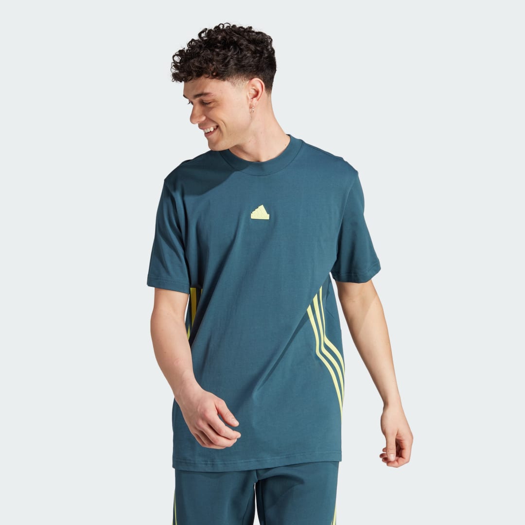 Тениска adidas Originals Future Icons 3-Stripes Tee Зелено | IN1614, 1
