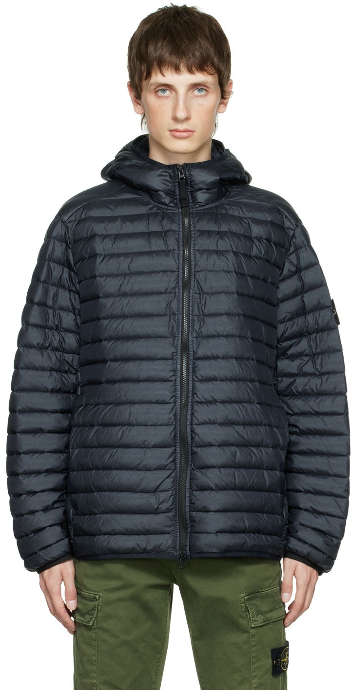 Пухо яке Stone Island Nylon Down Jacket Тъмно синьо | 771540324, 0