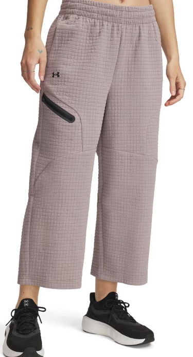 Спортни панталони Under Armour Under Armour Unstoppable Fleece Grid Crop Pants Лилаво | 1386492-015, 0