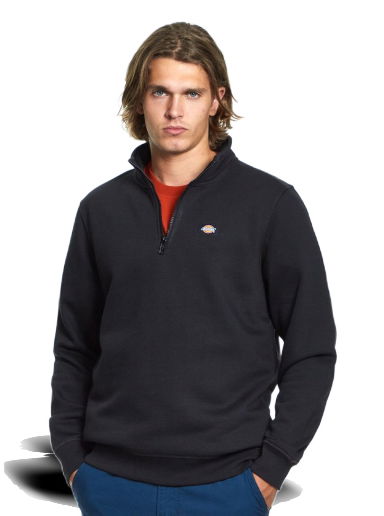 Суитчър Dickies Oakport Quarter Zip Sweater Черно | DK0A4XD4BLK1