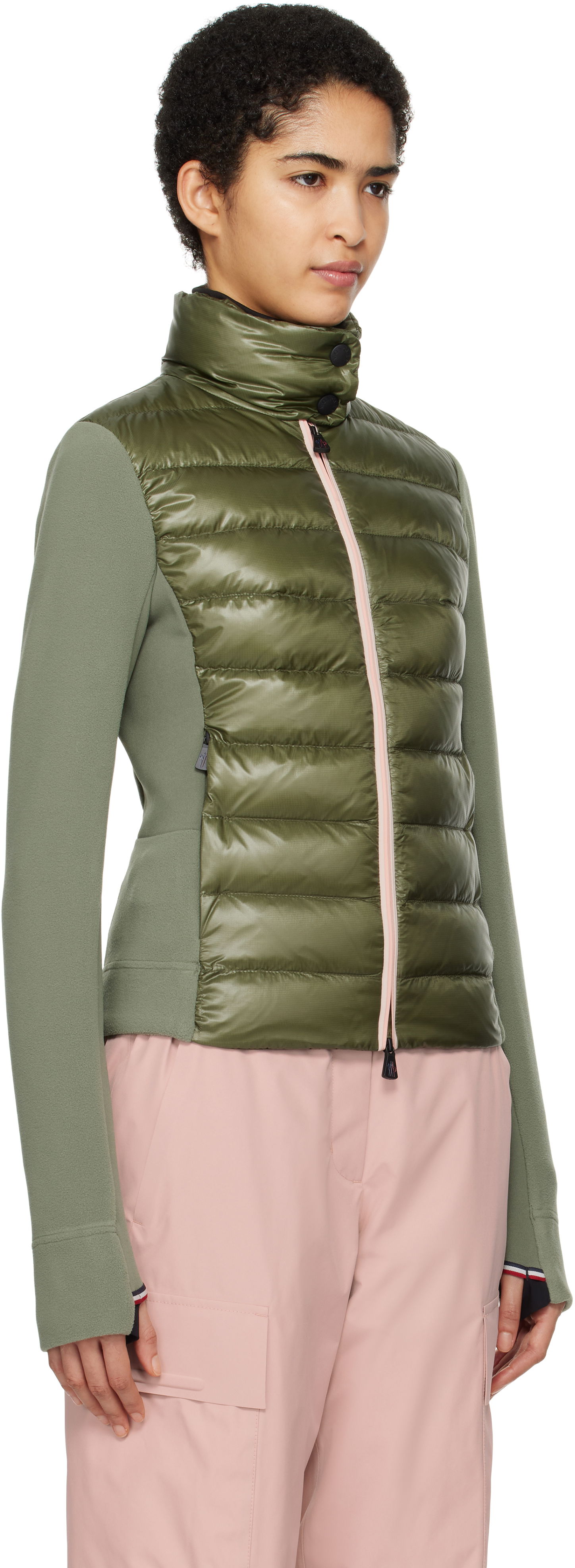 Пухо яке Moncler Moncler Grenoble Padded Zip-Up Down Jacket Зелено | J20988G0001980093, 1
