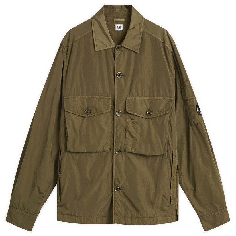 Яке C.P. Company Chrome-R Overshirt Зелено | 19CMOS087A-005904G-683