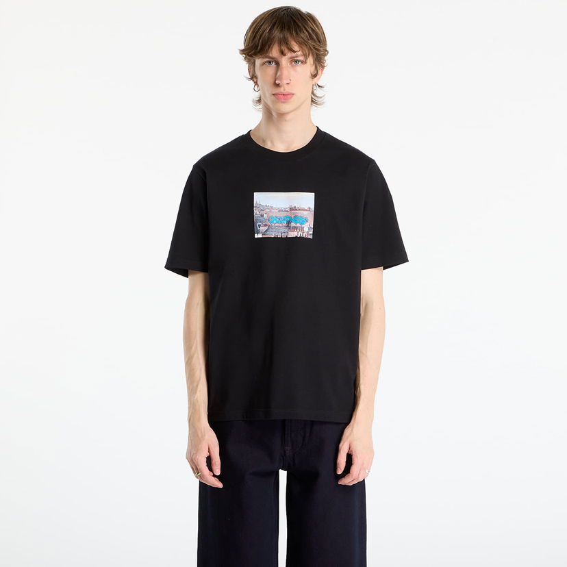 Тениска Wasted Paris Graphic Print T-Shirt Elevation Черно | WP_000320