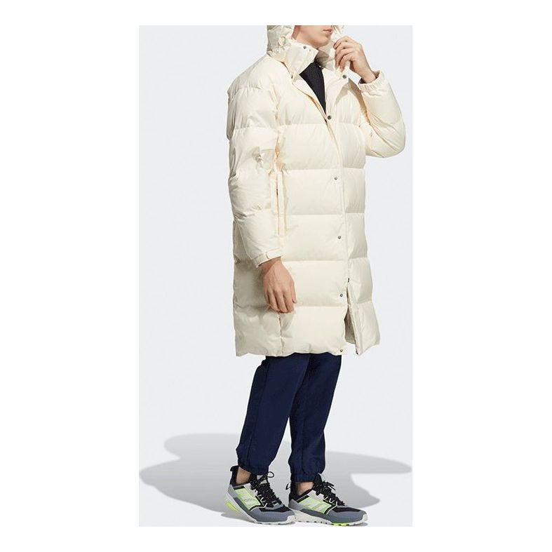Палта adidas Originals Detachable Mid-Length Down Jacket Бяло | H23086