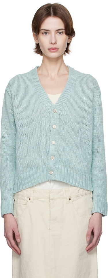 Пуловер Maison Margiela Maison Margiela Hemp Knit Cropped Cardigan Зелено | S51HP0017 M13100, 0