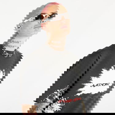 Тениска HERON PRESTON 'Museum' T-Shirt Черно | HMAA032F23JER0051025, 4
