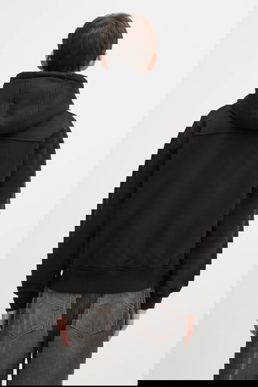 Суитчър Rhude RHUDE Classique Zip-Up Hooded Hoodie with Embroidered Logo Черно | RHFW25HO05012, 2