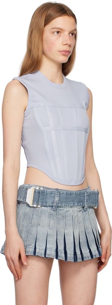 Потник Dion Lee Fitted Corset Tank Top Бежово | C3094P23, 4