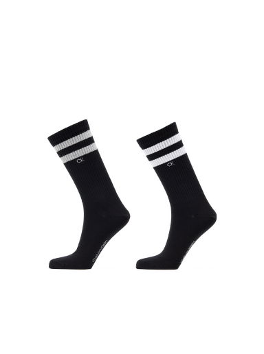 Чорапи CALVIN KLEIN High Socks 2-Pack Черно | 701218711 001