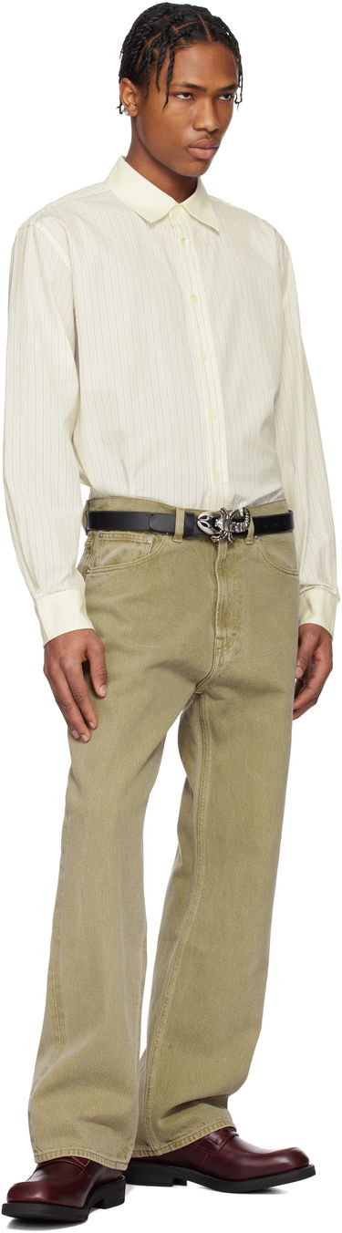 Колани OUR LEGACY Our Legacy Scorpion Leather Belt Черно | A2258SOB, 2