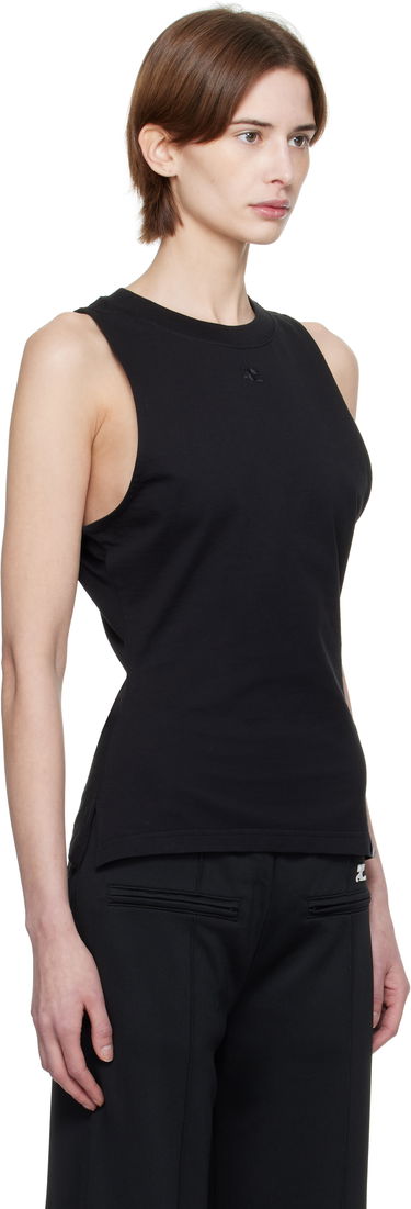 Потник Courrèges Courrèges Fitted Tank Top Черно | 125JDE094JS0107, 1