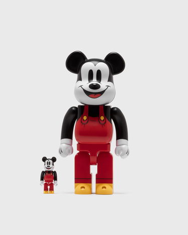 Колекционерско Medicom Toy MICKEY MOUSE BOAT BUILDERS 100% & 400% BE@RBRICK Set Червено | MED1780, 0