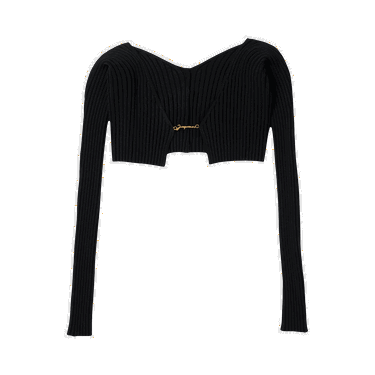 Пуловер Jacquemus Le Cardigan Alzou Черно | 213KN108 2190 990, 0