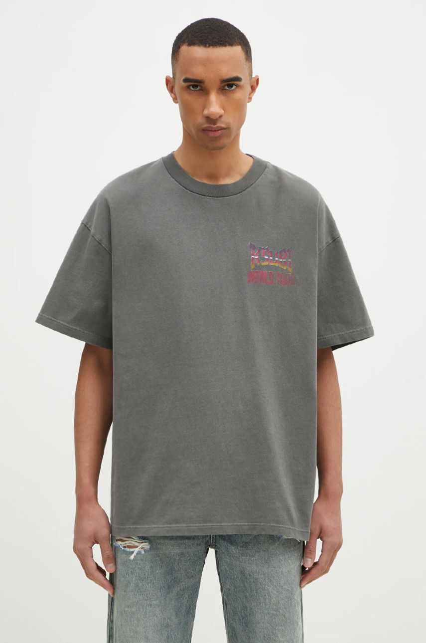 Тениска Ksubi KSUBI Global Ekcess Graphic T-Shirt Сиво | MPS25TE016, 0