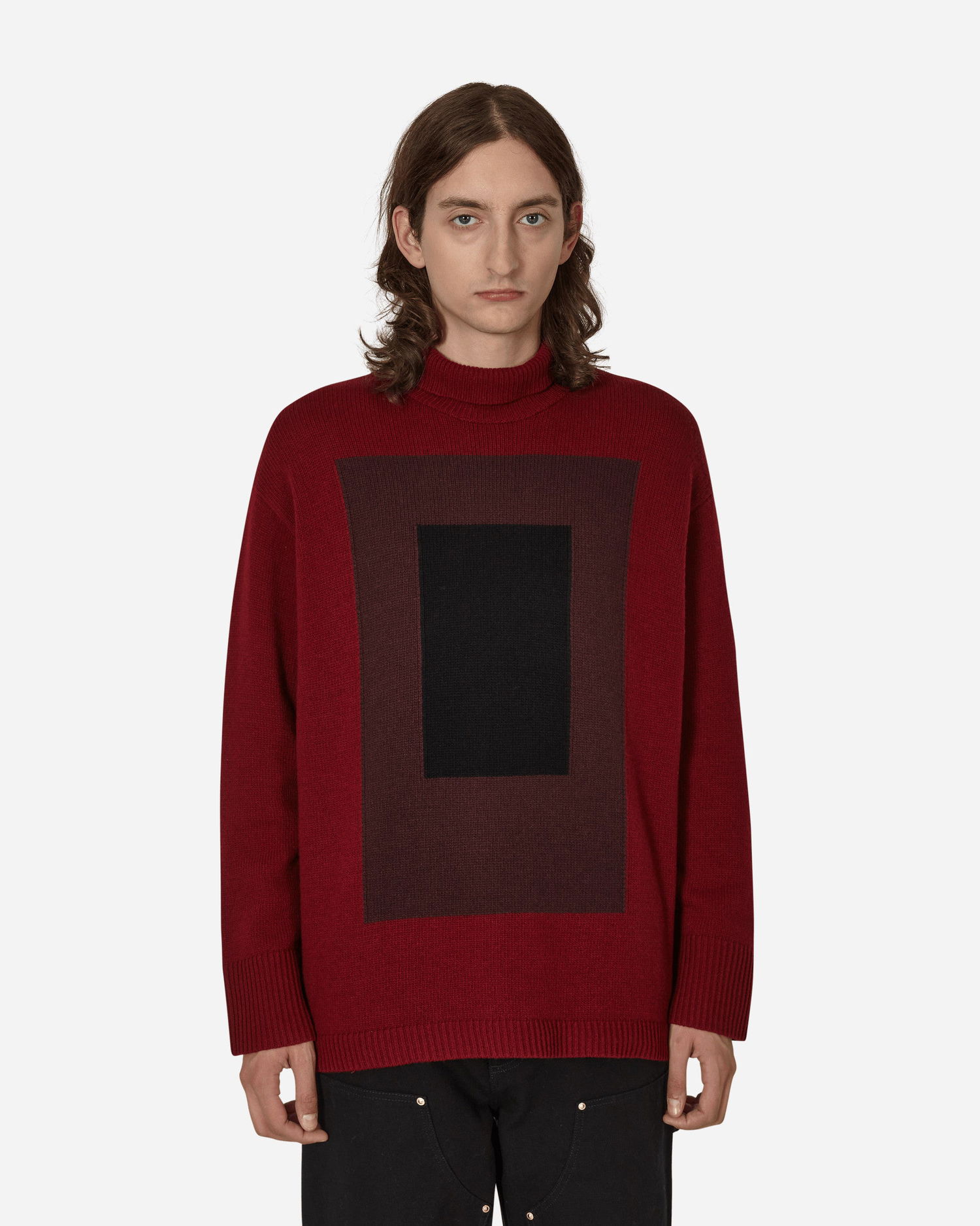 Пуловер Levi's Flaired Turtleneck Sweater Бургунди | A2980 0000, 1