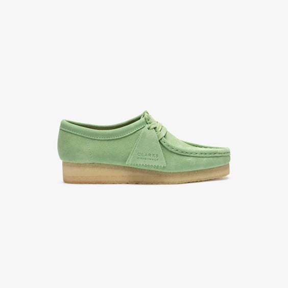 Кецове и обувки Clarks Wallabee W Зелено | 26169919, 0