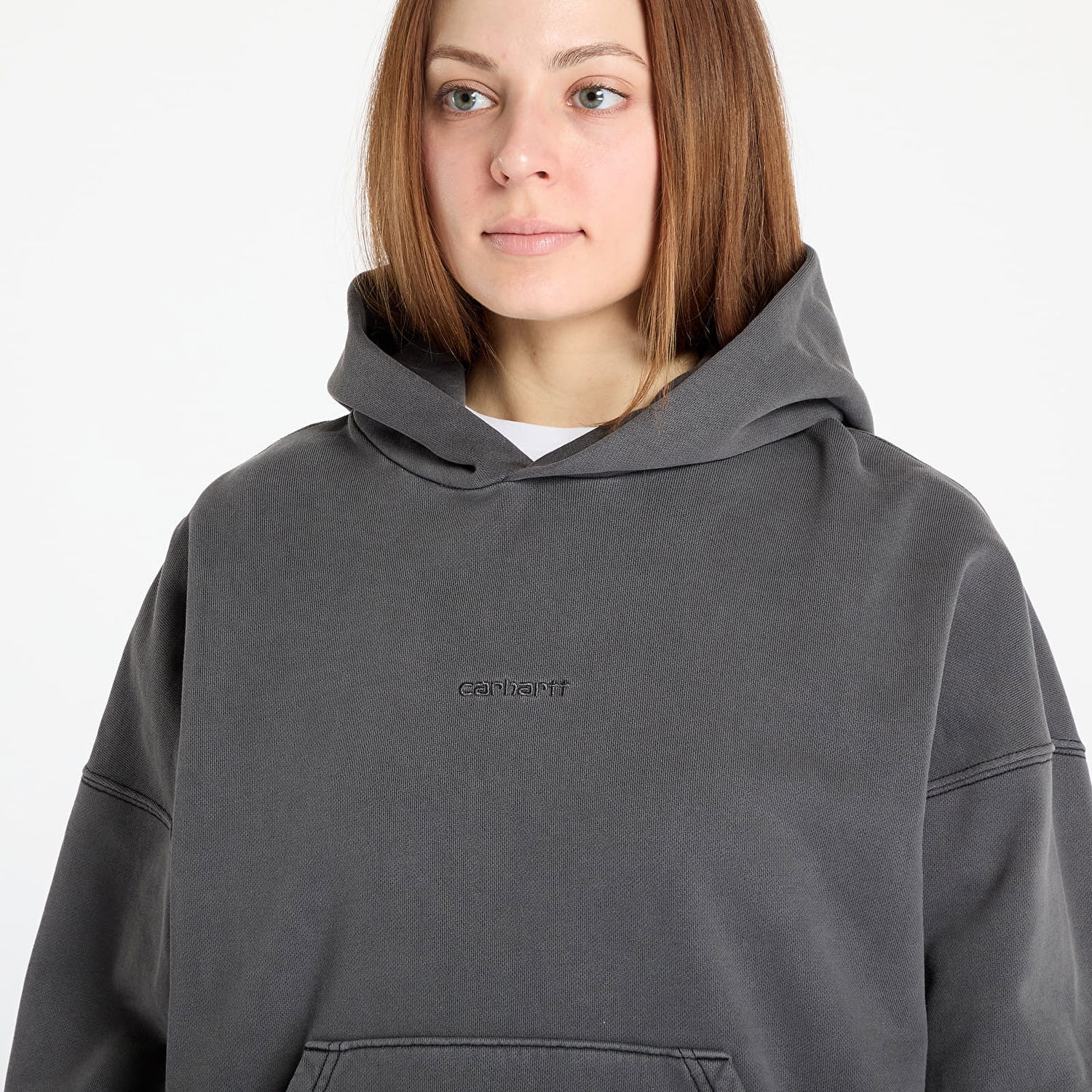 Суитчър Carhartt WIP Carhartt WIP Hooded Benton Sweat Сиво | I034512.89GD, 1