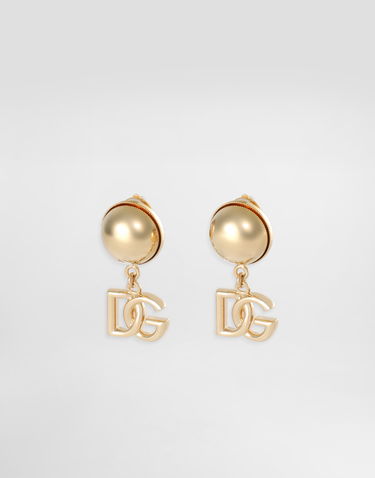 Обеци Dolce & Gabbana Dolce & Gabbana DG Gold Clip-on Earrings Жълто | WEQ2V3W1111ZOO00, 2