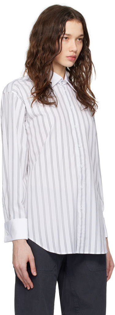 Риза rag & bone rag & bone Diana Striped Shirt Бяло | WAW23HA0224622, 1