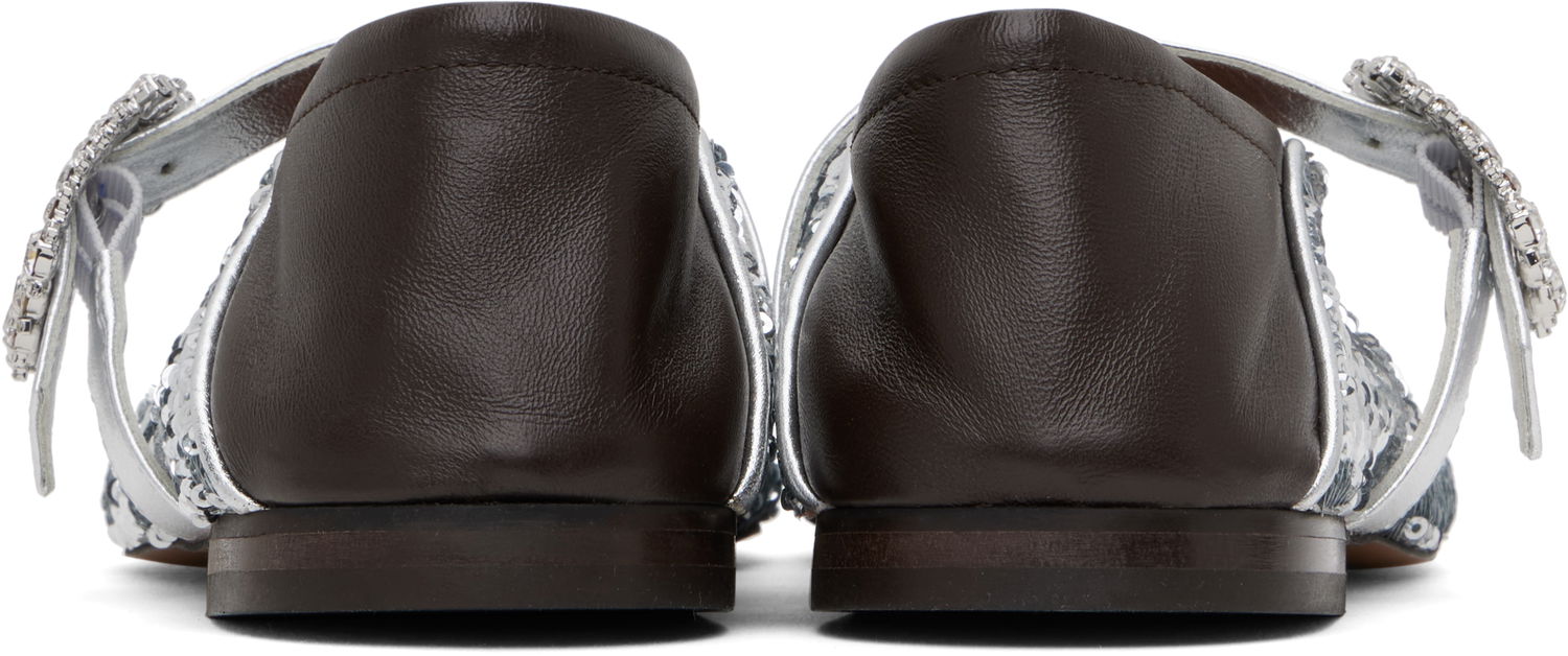 Pокля Wales Bonner Wales Bonner Glide Ballerina Flats Кафяво | WBW44011A 21090, 1