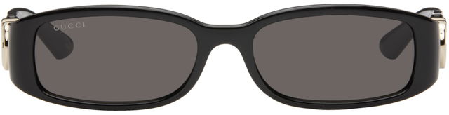 Black Rectangular Frame Sunglasses