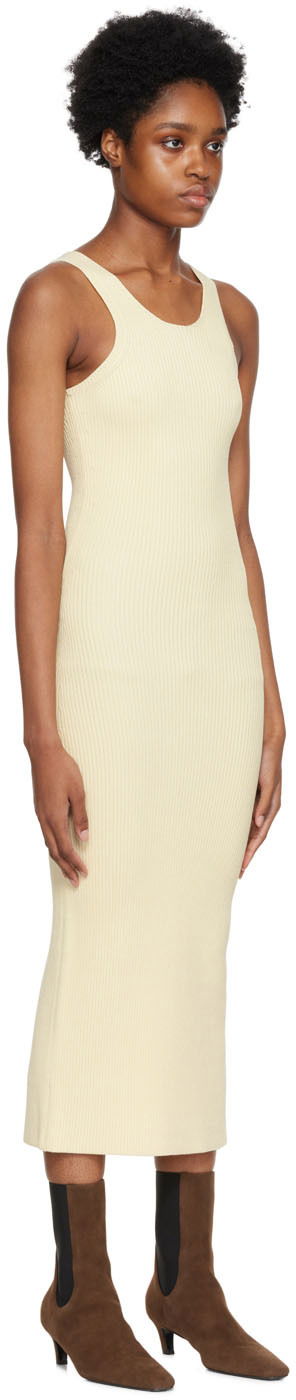 Pокля TOTEME Curved Compact Midi Dress Жълто | 223-669-320, 1