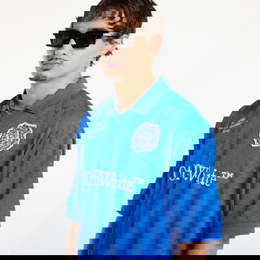 Фланелка Off-White Lion Nation Soccer Jersey Синьо | OMAD00CF25JER0044601, 1