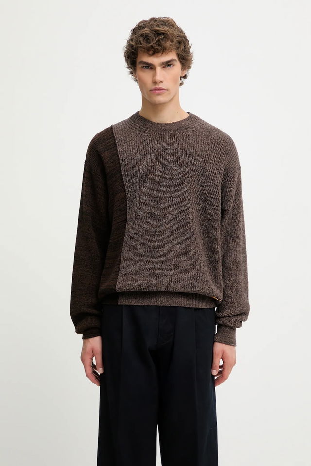 Aries Fisherman Panelled Sweater