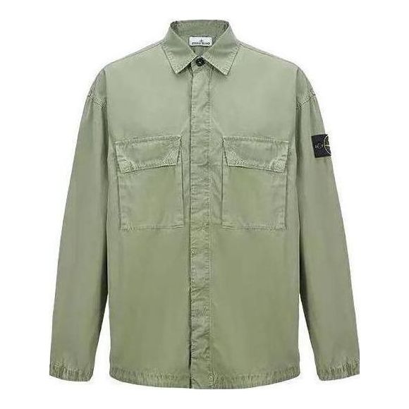 Риза Stone Island Old Treatment Shirt Зелено | 7815115WN-V0155, 0